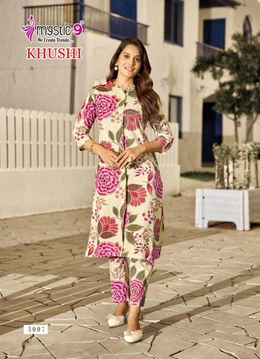 Khushi Vol 3 Mystic 9 Viscose Co Ord Set Exporter Ahmedabad