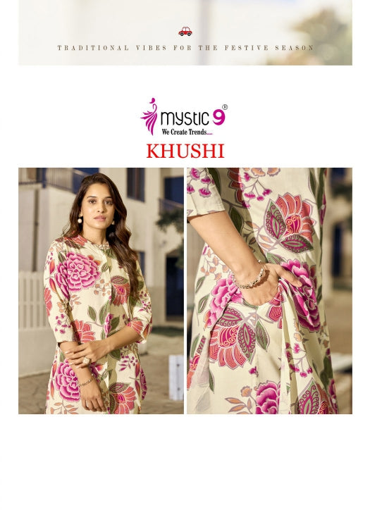 Khushi Vol 3 Mystic 9 Viscose Co Ord Set Exporter Ahmedabad