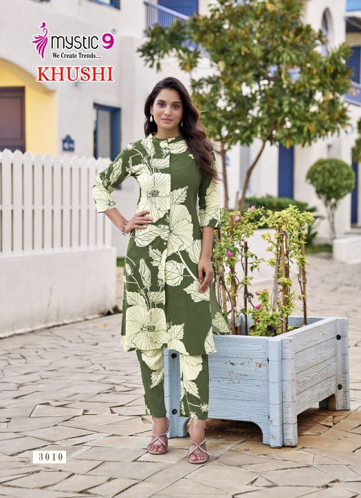 Khushi Vol 3 Mystic 9 Viscose Co Ord Set Exporter Ahmedabad