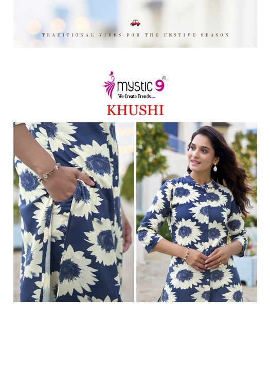 Khushi Vol 3 Mystic 9 Viscose Co Ord Set Exporter Ahmedabad