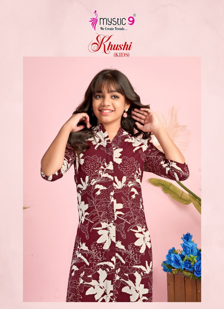 Khushi Vol 3 Mystic 9 Viscose Girls Co Ord Set Manufacturer