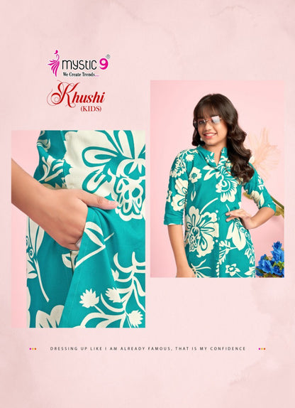 Khushi Vol 3 Mystic 9 Viscose Girls Co Ord Set Manufacturer