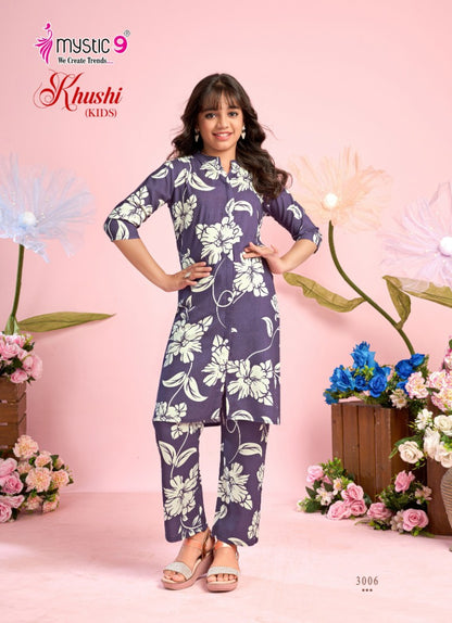Khushi Vol 3 Mystic 9 Viscose Girls Co Ord Set Manufacturer