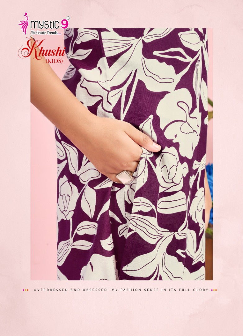 Khushi Vol 3 Mystic 9 Viscose Girls Co Ord Set Manufacturer