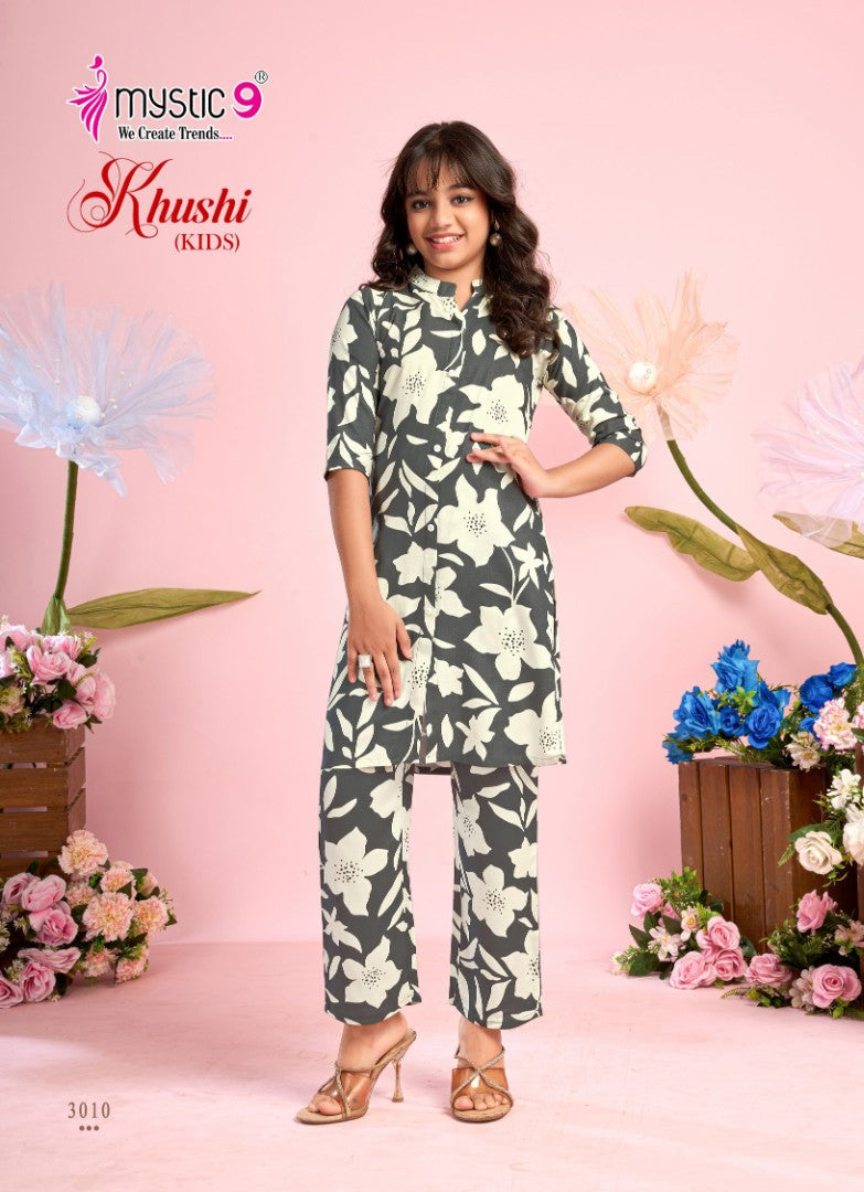 Khushi Vol 3 Mystic 9 Viscose Girls Co Ord Set Manufacturer