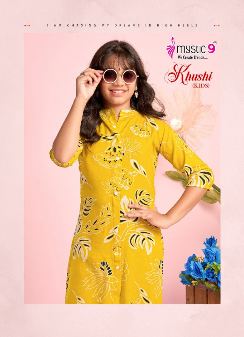 Khushi Vol 3 Mystic 9 Viscose Girls Co Ord Set Manufacturer