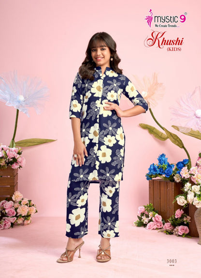 Khushi Vol 3 Mystic 9 Viscose Girls Co Ord Set Manufacturer