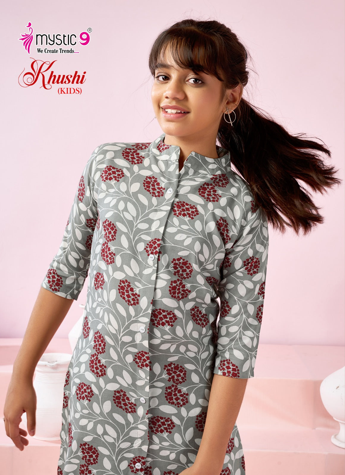 Khushi Vol 4 Mystic 9 Viscose Girls Co Ord Set Exporter Ahmedabad