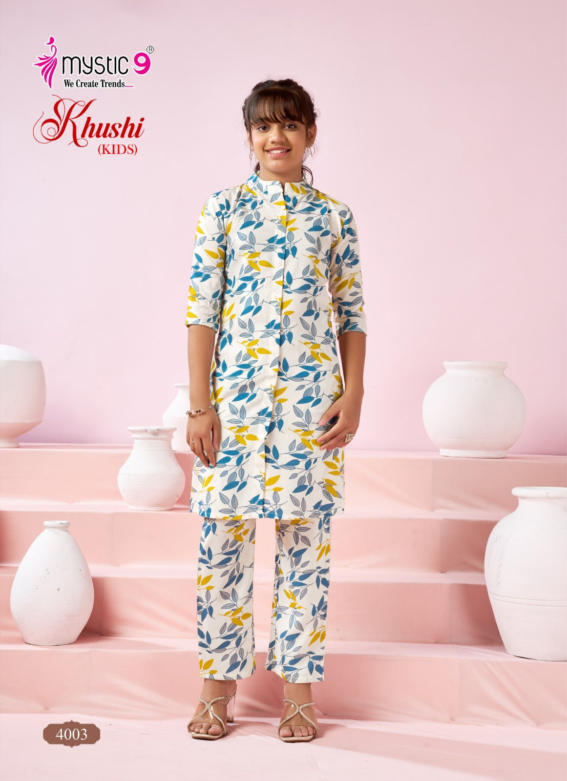 Khushi Vol 4 Mystic 9 Viscose Girls Co Ord Set Exporter Ahmedabad
