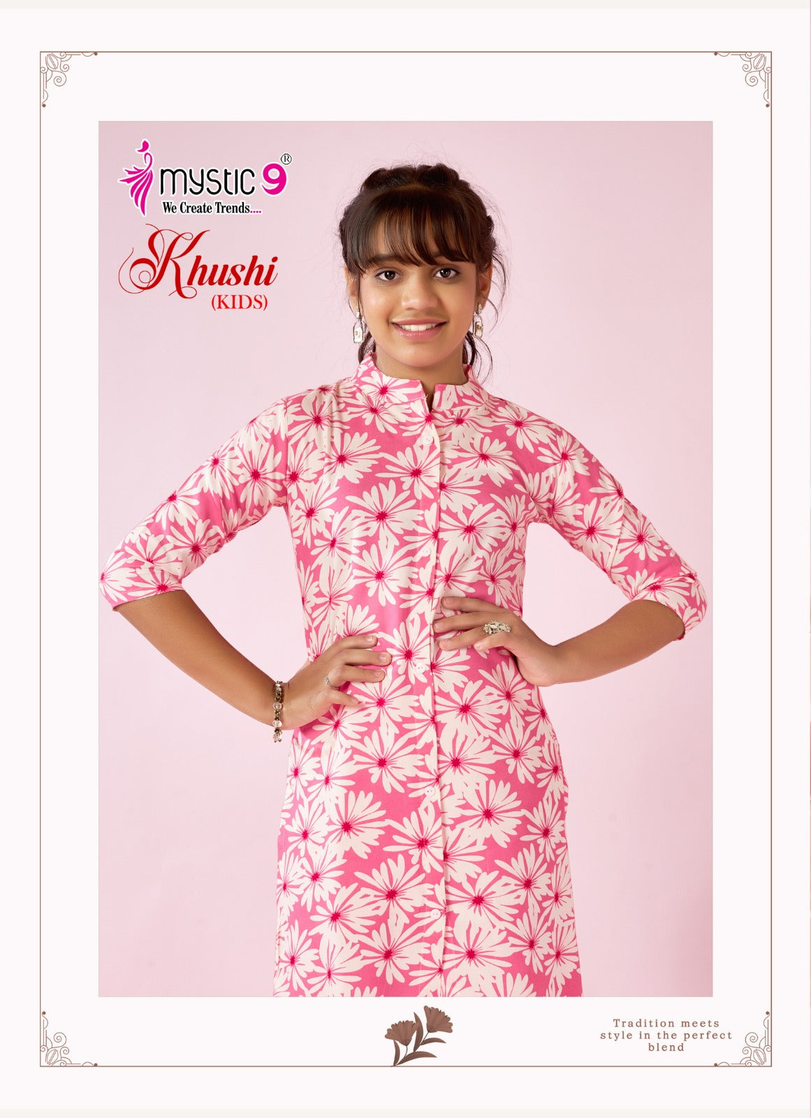Khushi Vol 4 Mystic 9 Viscose Girls Co Ord Set Exporter Ahmedabad