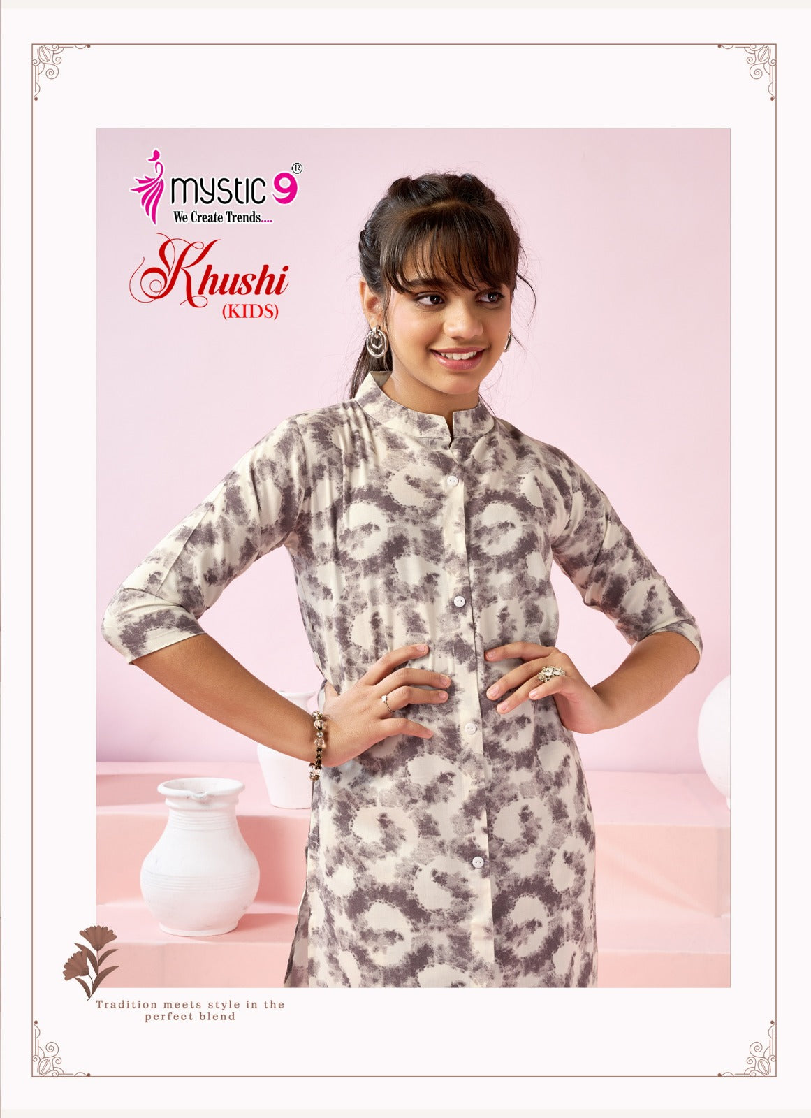 Khushi Vol 4 Mystic 9 Viscose Girls Co Ord Set Exporter Ahmedabad