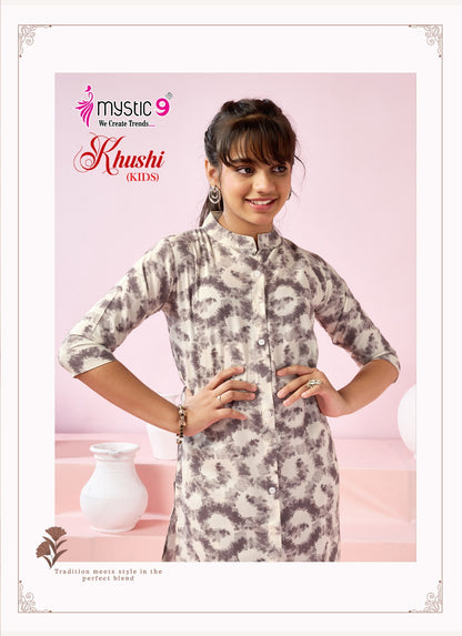 Khushi Vol 4 Mystic 9 Viscose Girls Co Ord Set Exporter Ahmedabad