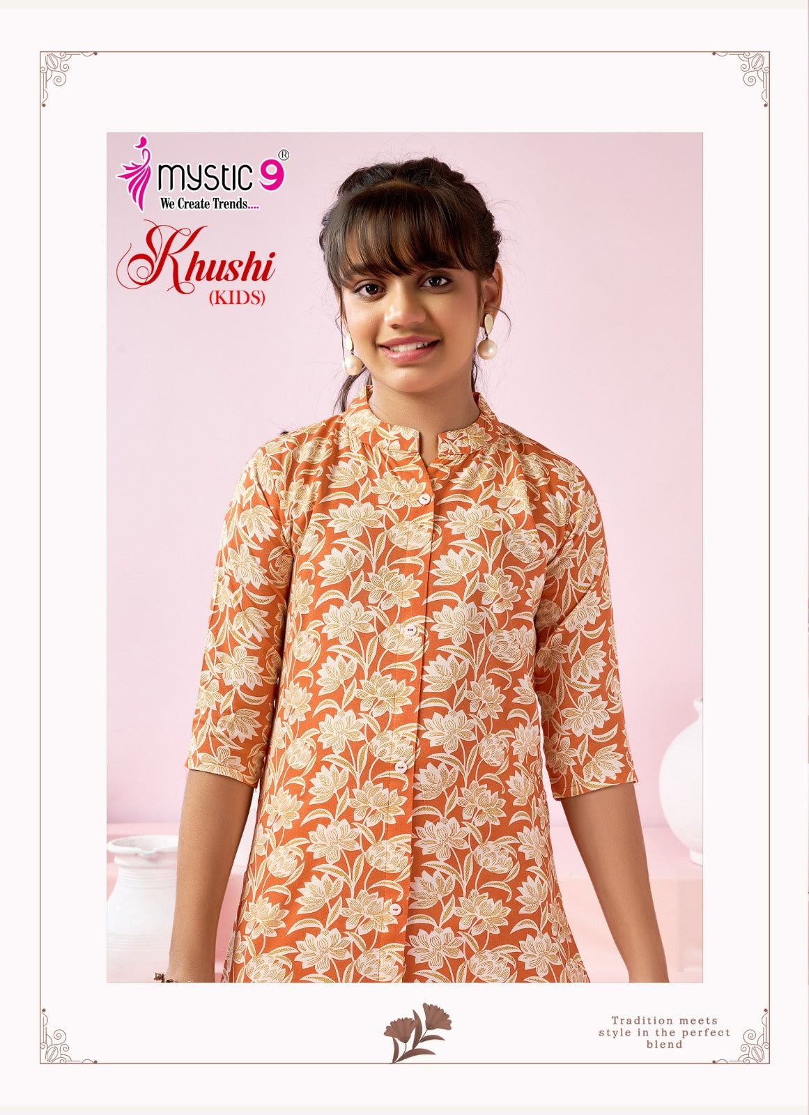 Khushi Vol 4 Mystic 9 Viscose Girls Co Ord Set Exporter Ahmedabad