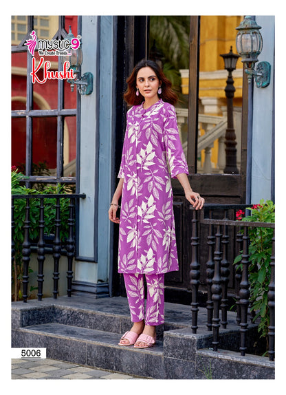 Khushi Vol 5 Mystic 9 Viscose Co Ord Set Supplier India