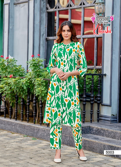 Khushi Vol 5 Mystic 9 Viscose Co Ord Set Supplier India