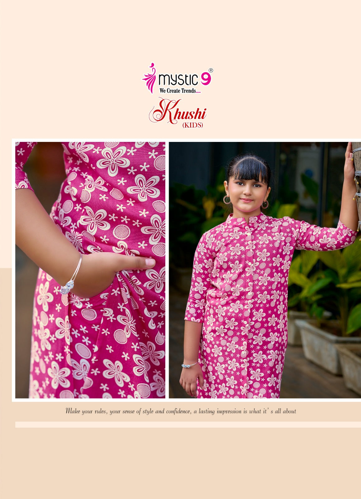 Khushi Vol 5 Mystic 9 Viscose Girls Co Ord Set Exporter Ahmedabad