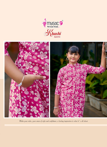 Khushi Vol 5 Mystic 9 Viscose Girls Co Ord Set Exporter Ahmedabad