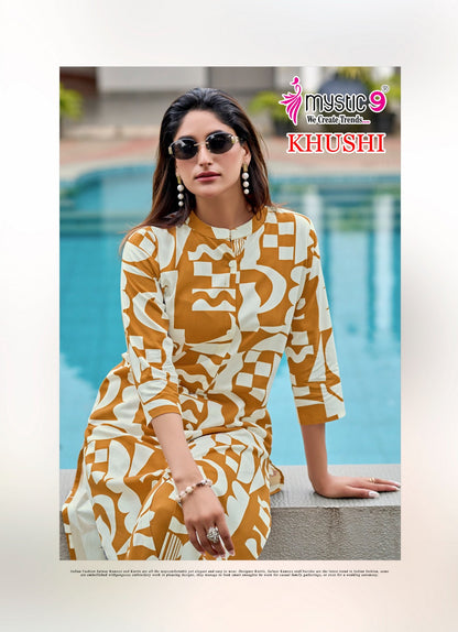 Khushi Vol 6 Mystic 9 Viscose Co Ord Set Wholesaler