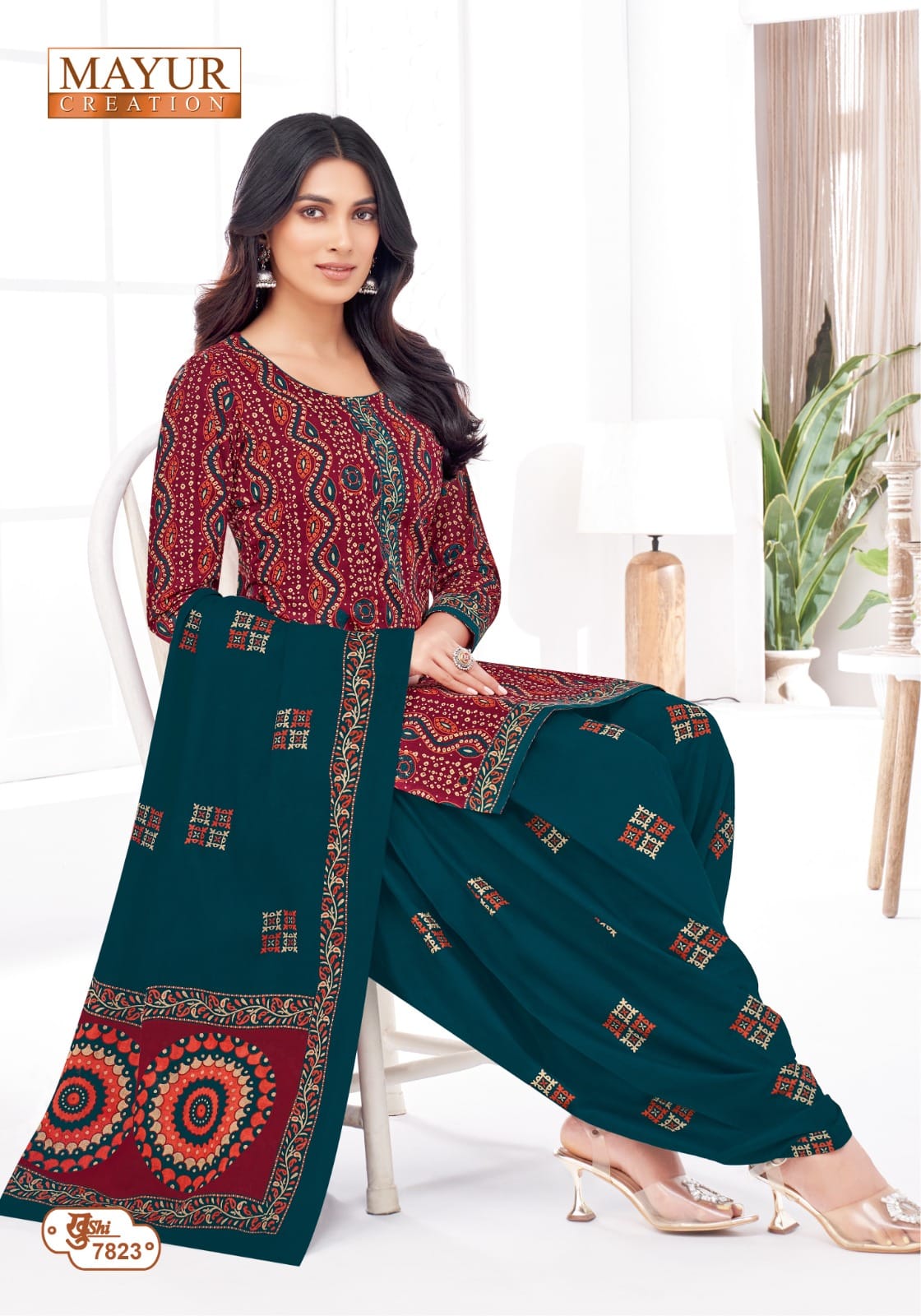 Khushi Vol 78 Mayur Creation Cotton Dress Material Wholesaler Gujarat