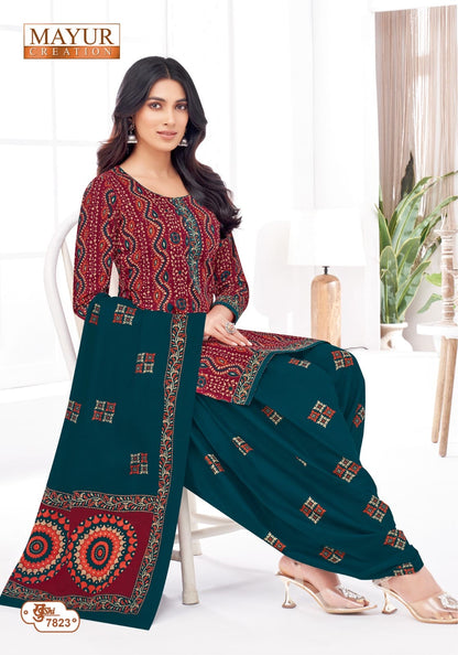 Khushi Vol 78 Mayur Creation Cotton Dress Material Wholesaler Gujarat