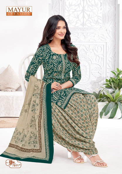 Khushi Vol 78 Mayur Creation Cotton Dress Material Wholesaler Gujarat