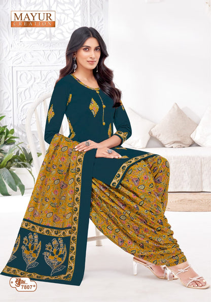 Khushi Vol 78 Mayur Creation Cotton Dress Material Wholesaler Gujarat