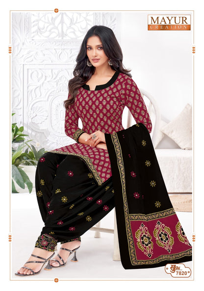 Khushi Vol 78 Mayur Creation Cotton Dress Material Wholesaler Gujarat