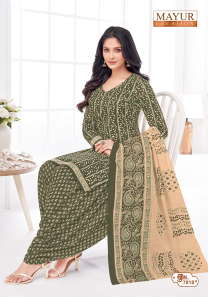 Khushi Vol 78 Mayur Creation Cotton Dress Material Wholesaler Gujarat