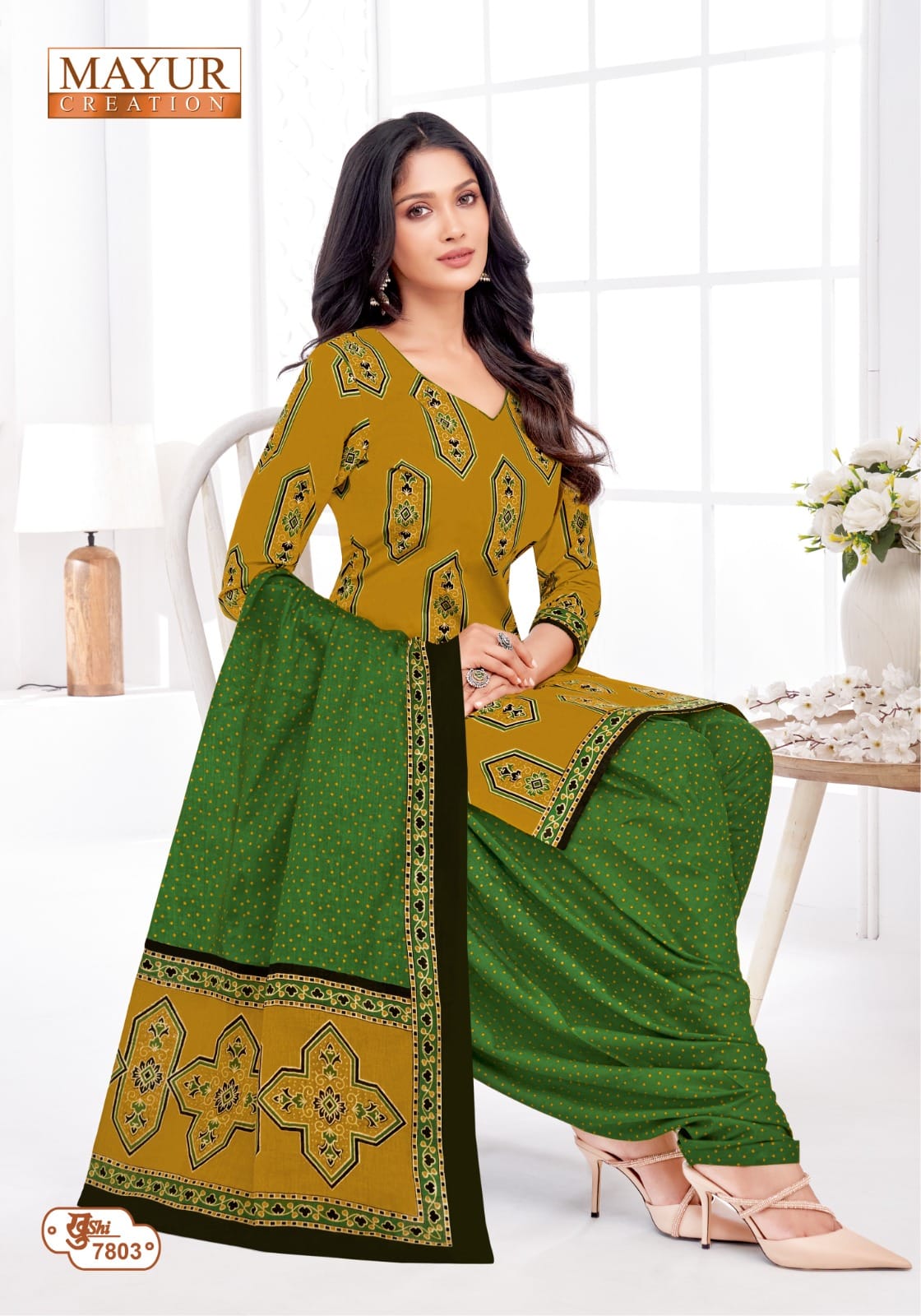 Khushi Vol 78 Mayur Creation Cotton Dress Material Wholesaler Gujarat