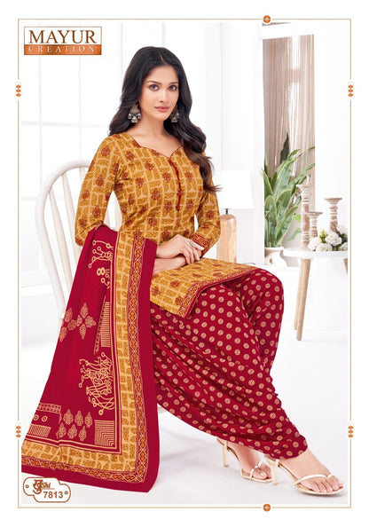 Khushi Vol 78 Mayur Creation Cotton Dress Material Wholesaler Gujarat