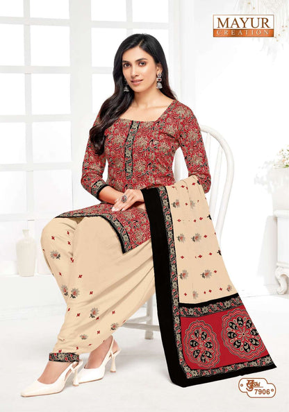 Khushi Vol 79 Mayur Creation Cotton Dress Material Exporter India