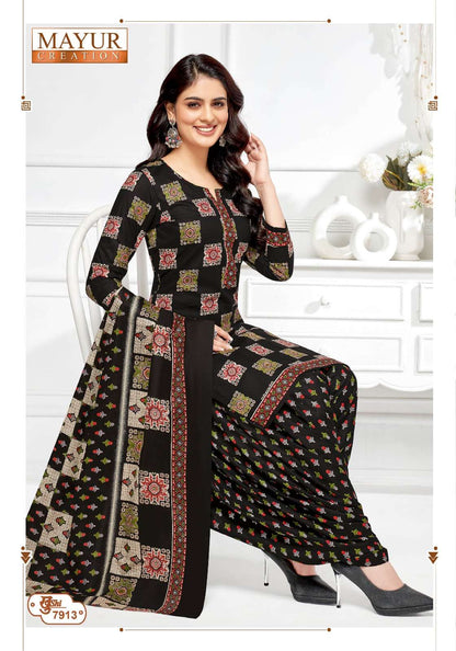 Khushi Vol 79 Mayur Creation Cotton Dress Material Exporter India