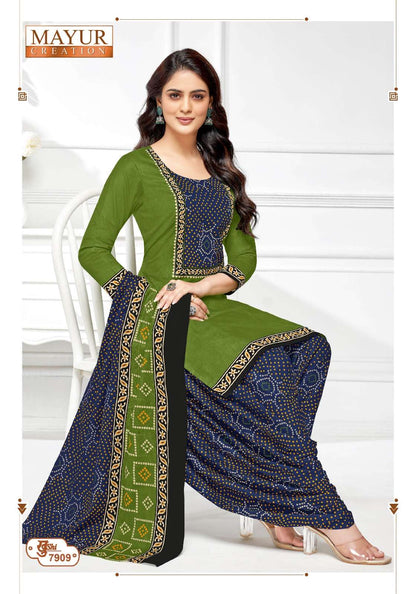 Khushi Vol 79 Mayur Creation Cotton Dress Material Exporter India