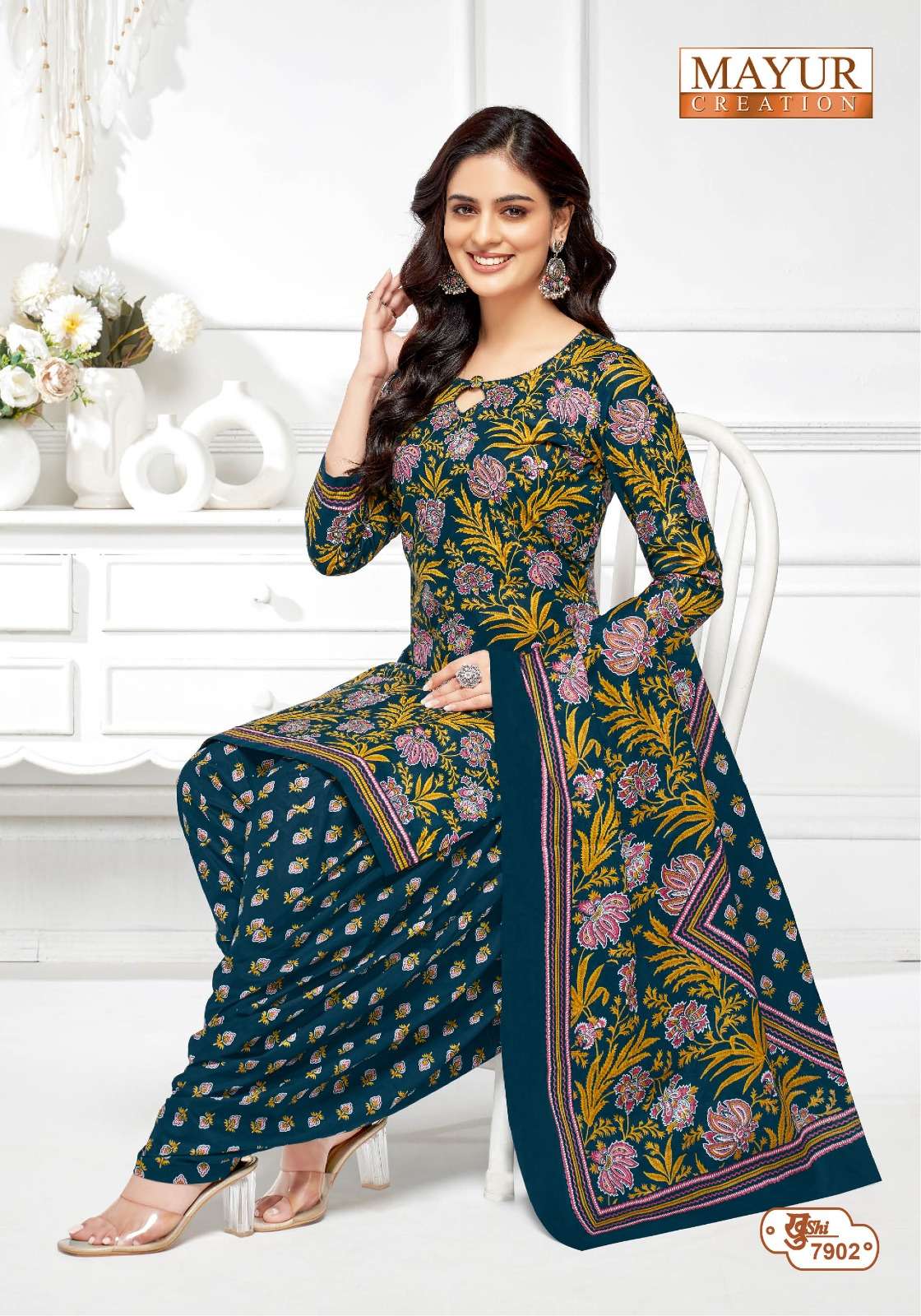 Khushi Vol 79 Mayur Creation Cotton Dress Material Exporter India