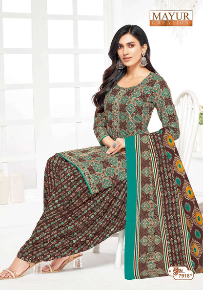 Khushi Vol 79 Mayur Creation Cotton Dress Material Exporter India