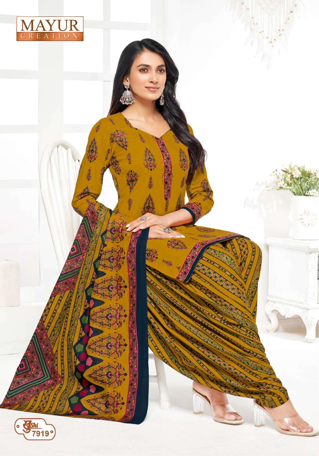 Khushi Vol 79 Mayur Creation Cotton Dress Material Exporter India