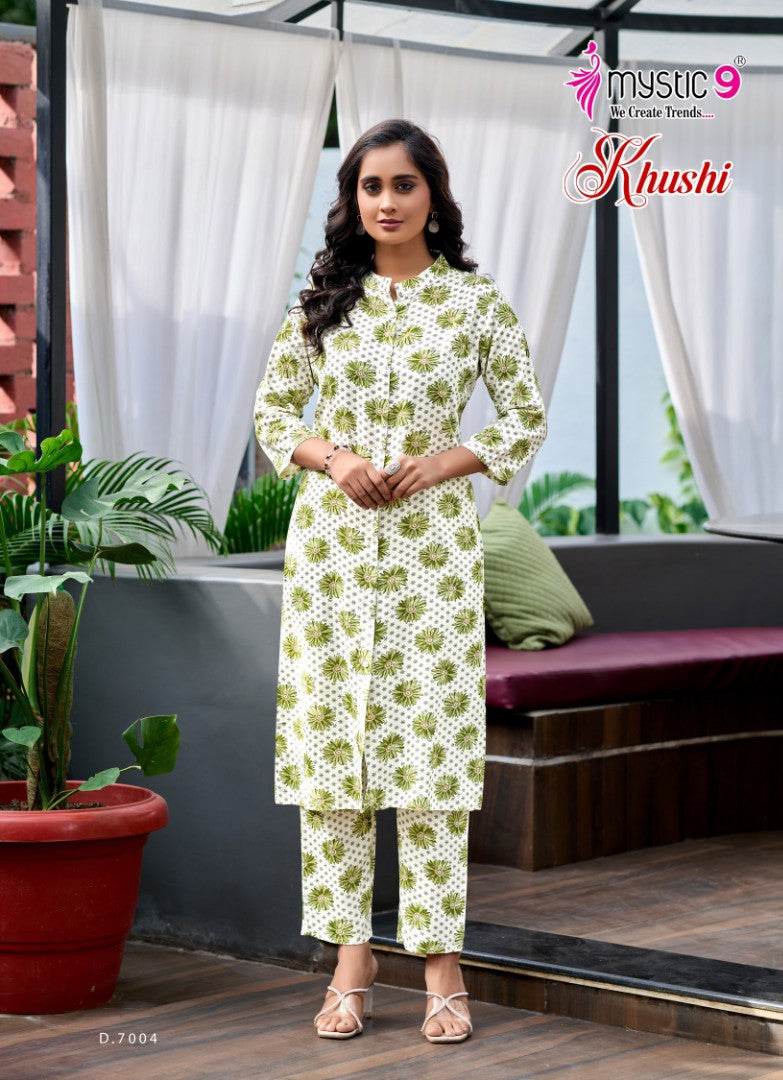 Khushi Vol 7 Mystic 9 Viscose Co Ord Set Wholesaler India