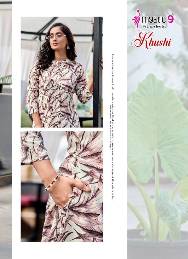 Khushi Vol 7 Mystic 9 Viscose Co Ord Set Wholesaler India