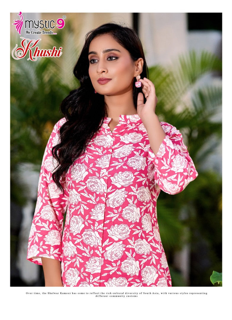 Khushi Vol 7 Mystic 9 Viscose Co Ord Set Wholesaler India