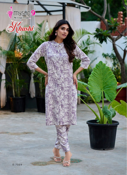 Khushi Vol 7 Mystic 9 Viscose Co Ord Set Wholesaler India