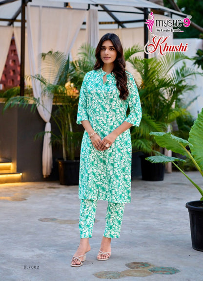 Khushi Vol 7 Mystic 9 Viscose Co Ord Set Wholesaler India