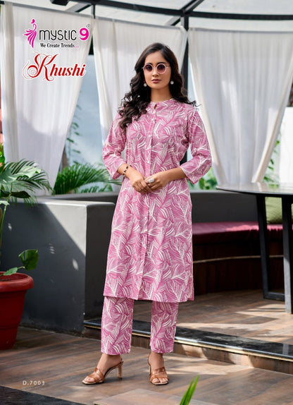 Khushi Vol 7 Mystic 9 Viscose Co Ord Set Wholesaler India