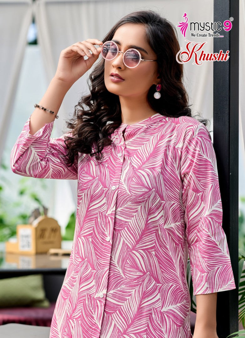 Khushi Vol 7 Mystic 9 Viscose Co Ord Set Wholesaler India