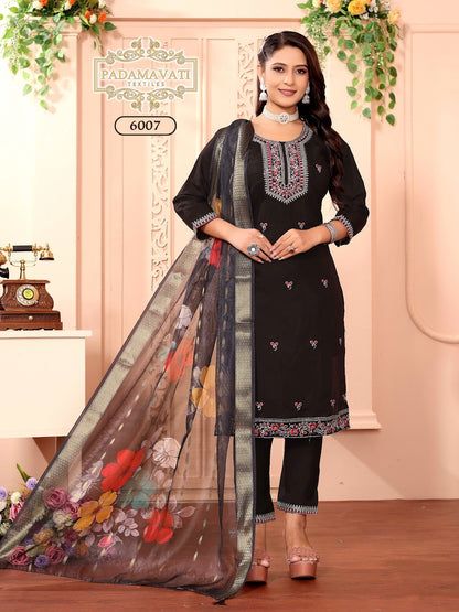 Khushi Vol 7 Pt Roman Silk Readymade Pant Style Suits Wholesaler Gujarat