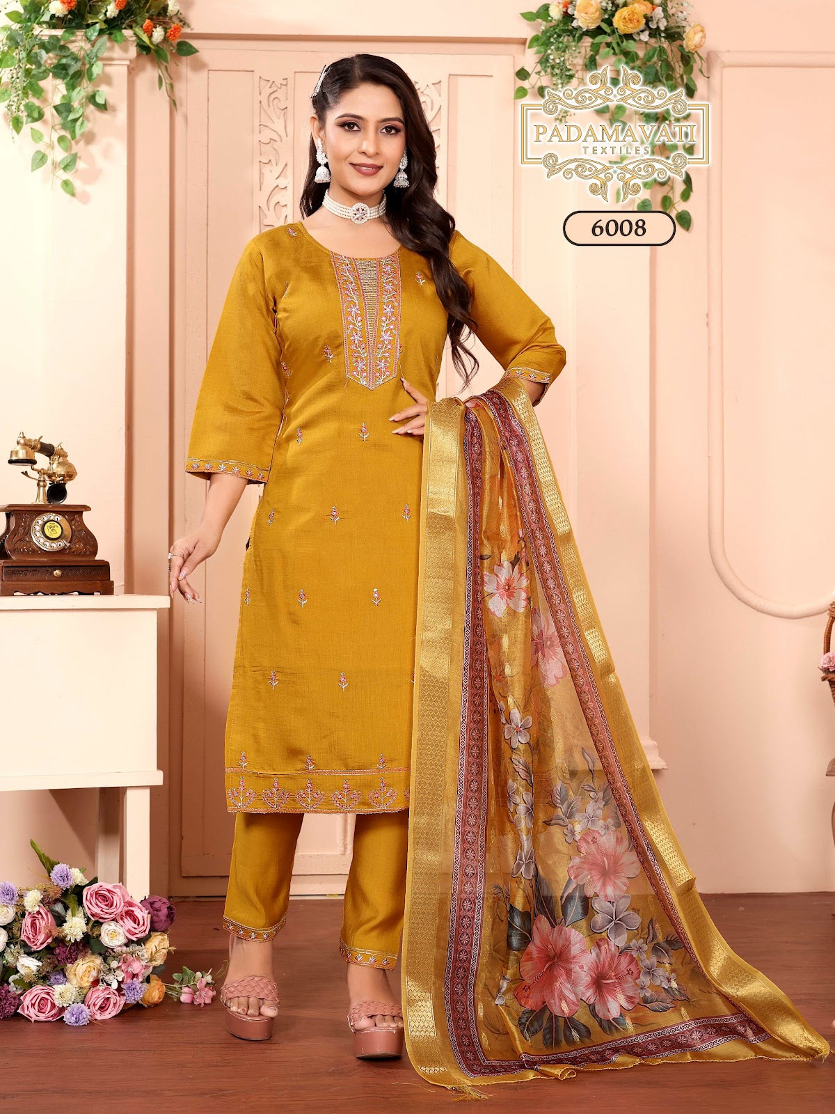 Khushi Vol 7 Pt Roman Silk Readymade Pant Style Suits Wholesaler Gujarat