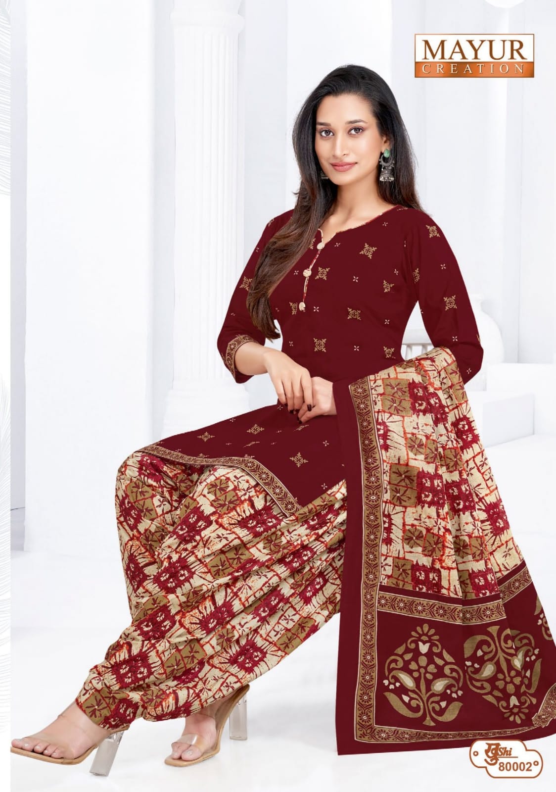 Khushi Vol 80 Mayur Creation Cotton Dress Material Manufacturer India