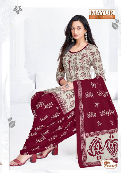 Khushi Vol 80 Mayur Creation Cotton Dress Material Manufacturer India