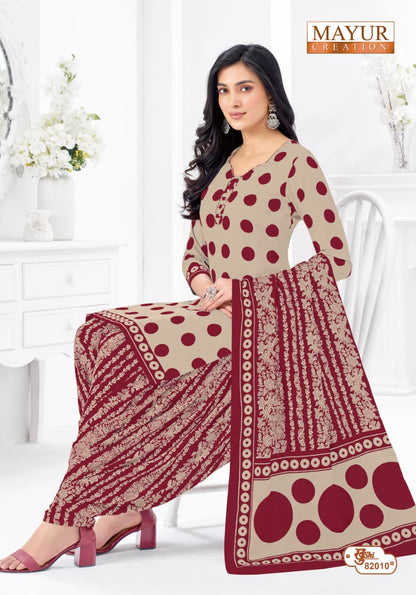 Khushi Vol 82 Mayur Creation Cotton Dress Material Wholesale Price