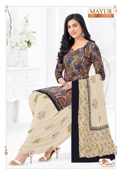 Khushi Vol 82 Mayur Creation Cotton Dress Material Wholesale Price