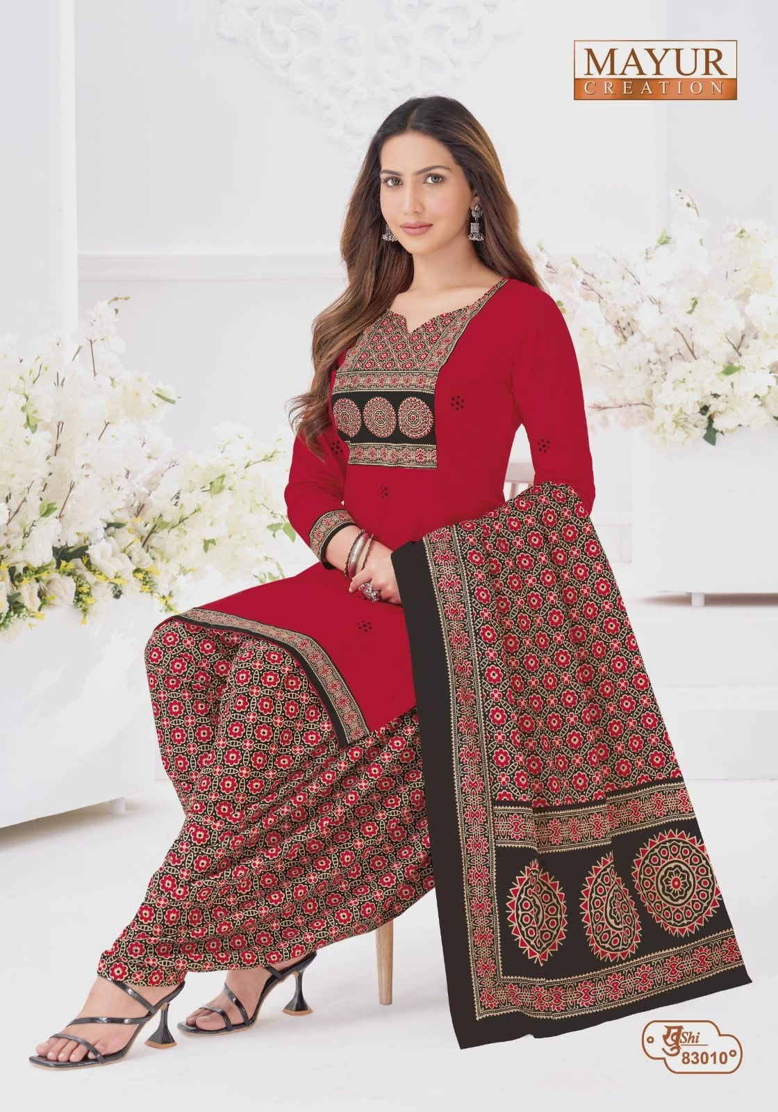 Khushi Vol 83 Mayur Creation Cotton Dress Material Wholesale Price